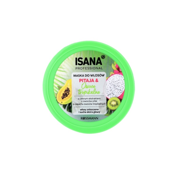 Isana Professional Maska do włosów Pitaja & Owoce Tropikalne 275 ml