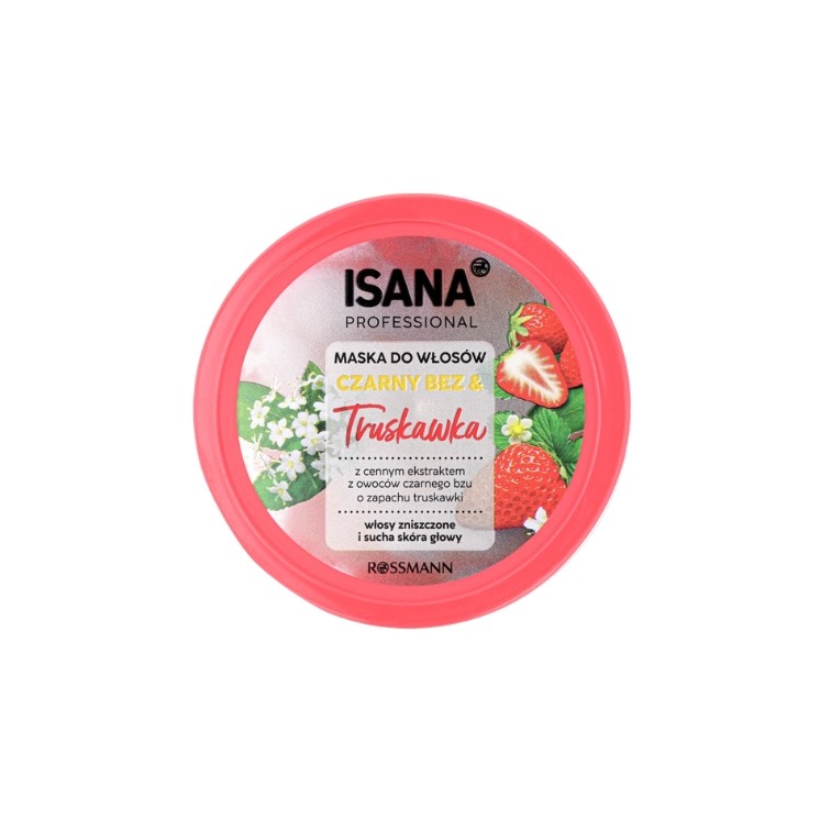 Isana Professional Vlierbessen & Aardbeien Haarmasker 275 ml