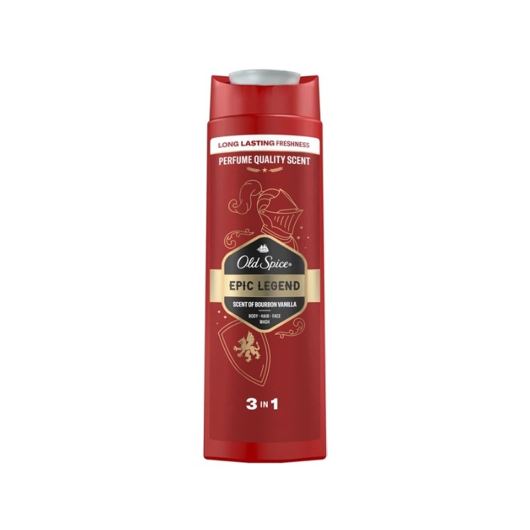 Old Spice Epic Legends 3-in-1 Shower Gel and Shampoo 400 ml