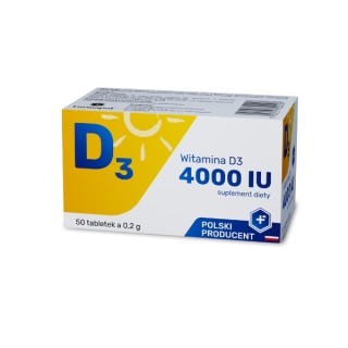 Vitamine D3 4000 IE 50 tabletten