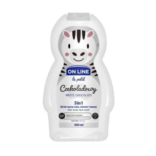 On Line Le Petit Chocolate Body, Hair and Face Wash Gel voor kinderen 350 ml