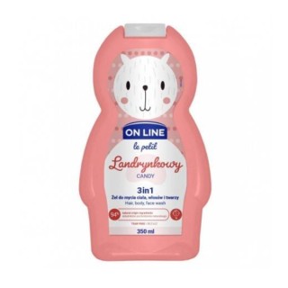 On Line Le Petit Candy Body, Hair and Face Wash Gel voor kinderen 350 ml