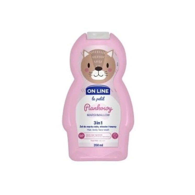 On Line Le Petit Schuimende Lichaams-, Haar- en Gezichtsreiniger Gel voor Kinderen 350 ml