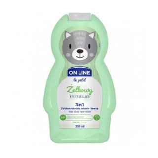 On Line Le Petit Żel do mycia ciała, włosów i twarzy dla dzieci Żelkowy 350 ml