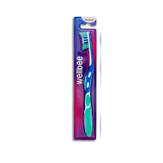 Wellbee Szczoteczka do zębów Medium 1 sztuka