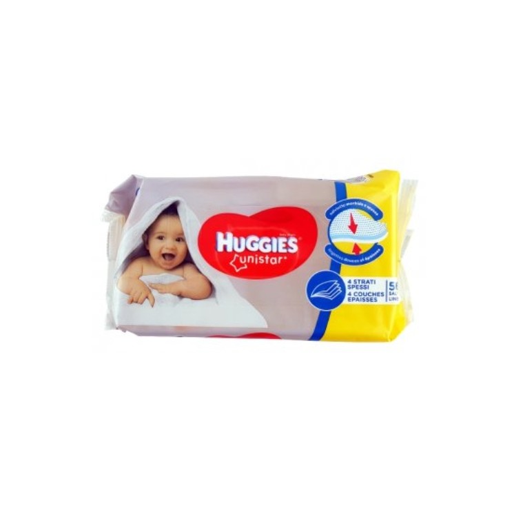Huggies Unistar vochtige doekjes, 56 stuks
