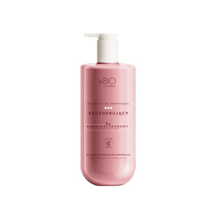 BeBio Cosmetics Natuurlijke Regenererende Hyaluron Douchegel 350 ml