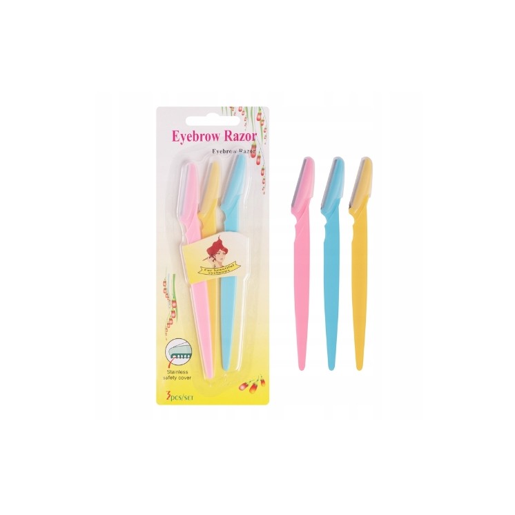 Set van 3 trimmers voor het trimmen van haar en wenkbrauwen.