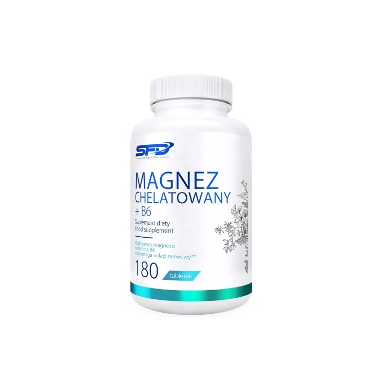 SFD Chelated Magnesium + B6 180 tablets