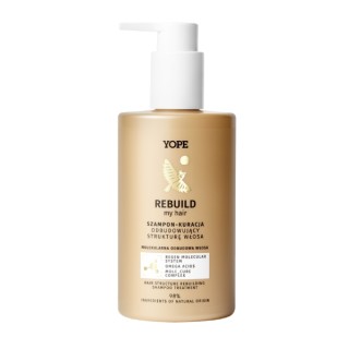 Shampoing-traitement YOPE Rebuild My Hair, restructurant la fibre capillaire, 300 ml