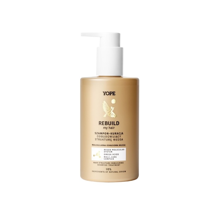 YOPE Rebuild My Hair Shampoo - behandeling die de haarstructuur herstelt 300 ml