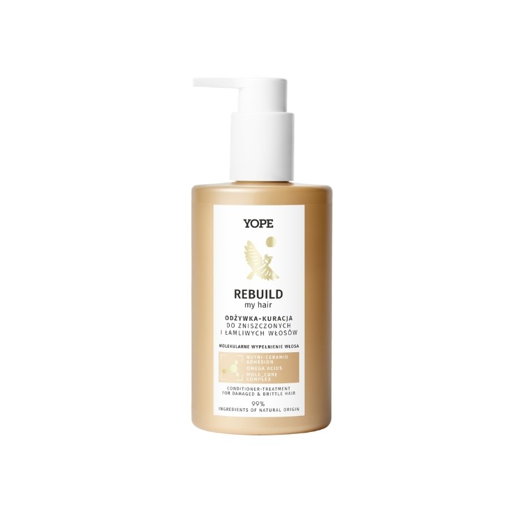 YOPE Rebuild My Hair Conditioner - een behandeling die de haarstructuur herstelt, 300 ml