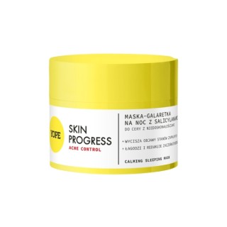 Masque de nuit gelée YOPE Skin Progress anti-acné aux salicylates 50 ml
