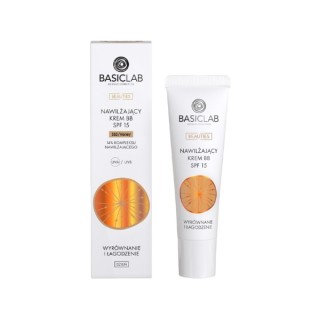 BasicLab Dermocosmetics Beauties Crème BB Hydratante SPF15 /310/ Honey Équilibrante et Apaisante 33 ml