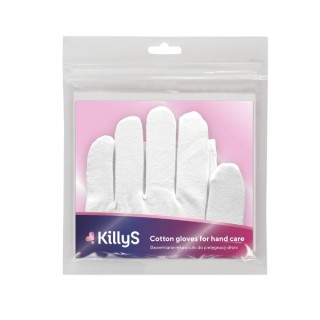 Lot de 2 gants de soin des mains en coton KillyS