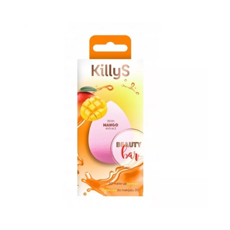 KillyS 3D Gąbka do makijażu z ekstraktem Mango 1 sztuka