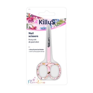 Ciseaux à ongles floraux KillyS Floralove (1 pièce)