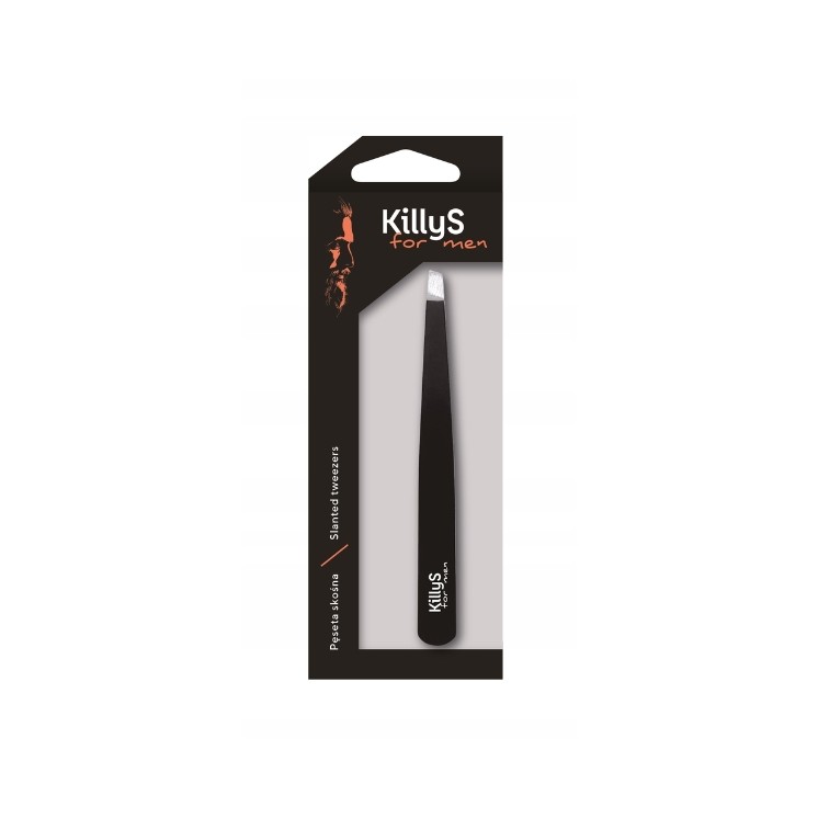 Pince à épiler biseautée pour sourcils KillyS Men (1 pièce)