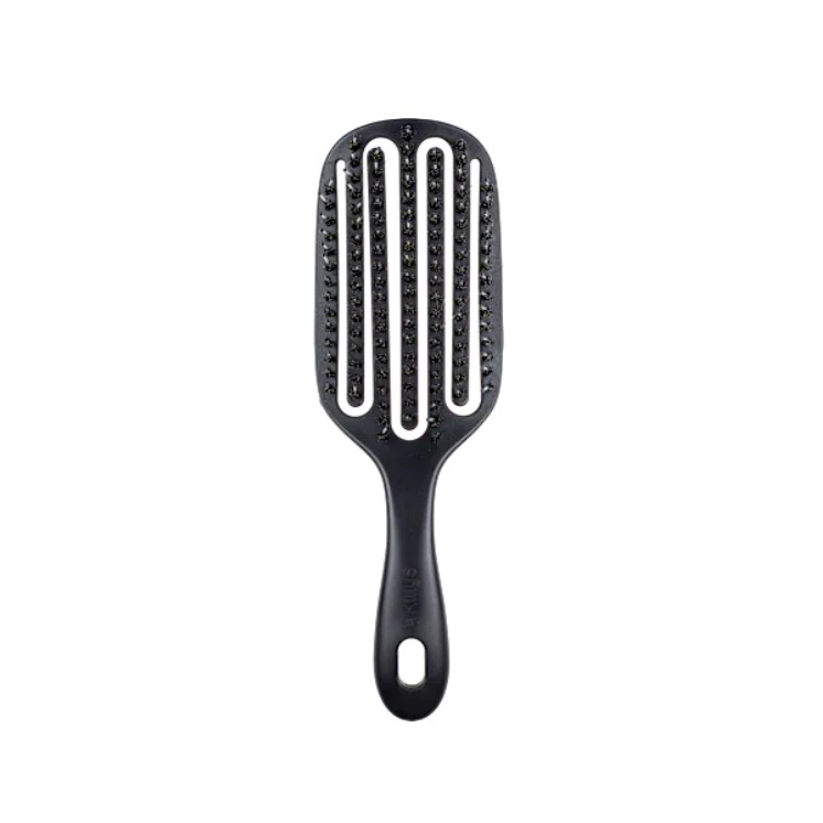 Brosse à cheveux KillyS en poils de sanglier, noire, 1 pièce