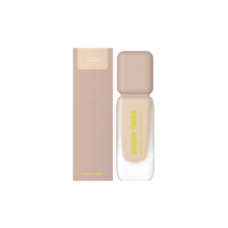 Poppy Head Seams Right Fundation długotrwały Podkład kryjący /03/ Seams Beige 38 g
