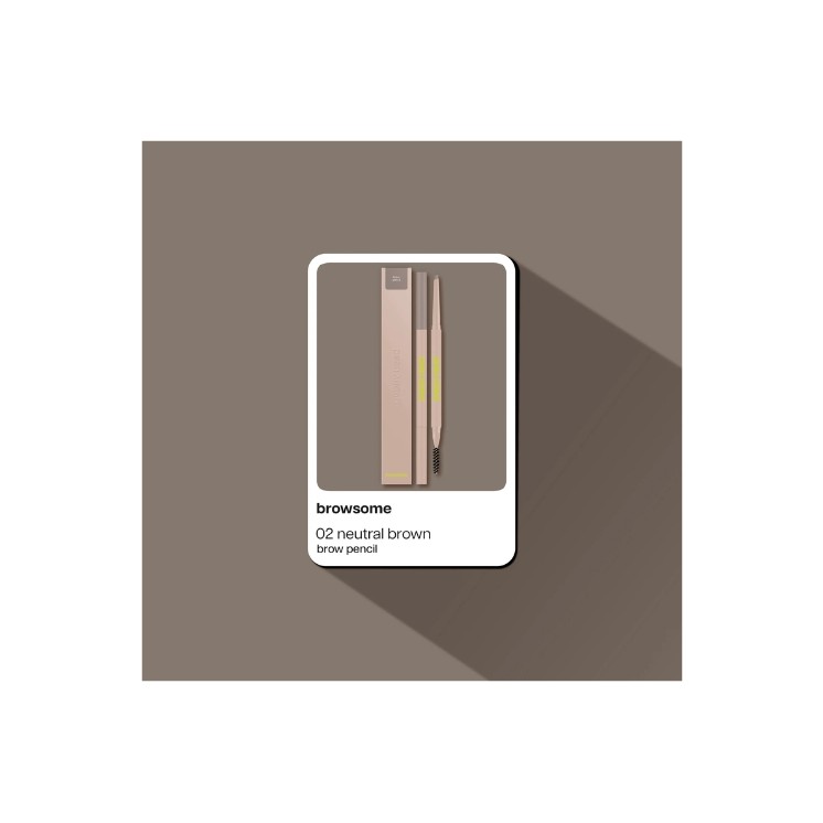 Pencil à sourcils Poppy Head Browsome /02/ Brown Neutral 0,09 g