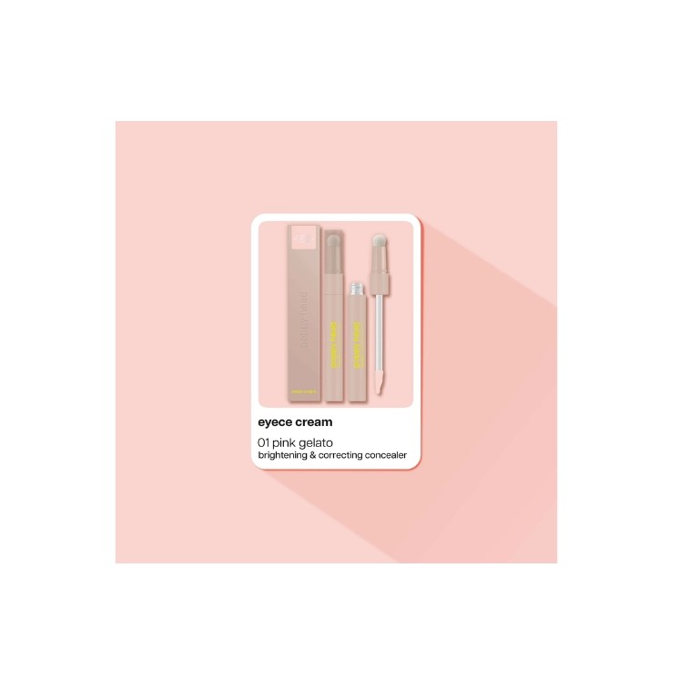 Cream contour des yeux Poppy Head Illuminatrice et Correctrice /01/ Pink Gelato 3,7 g
