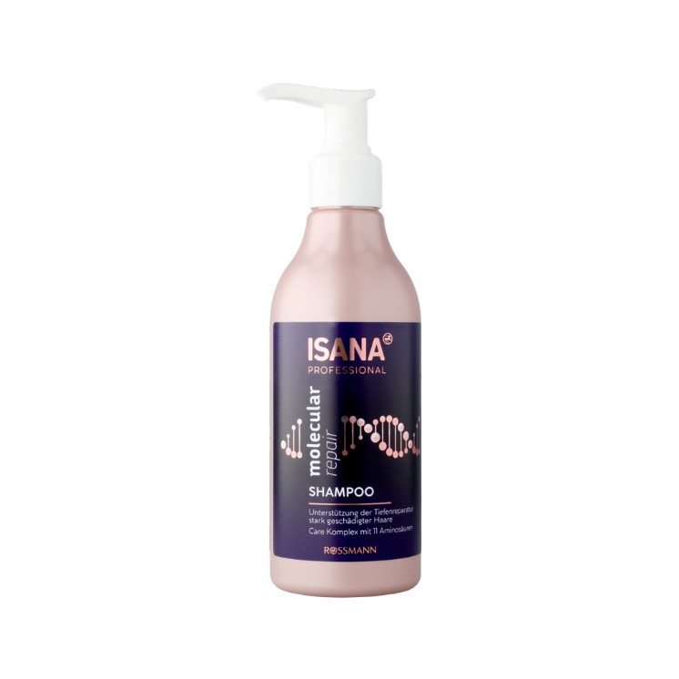 Isana Professional Molecular Repair Shampoo voor beschadigd haar 250 ml