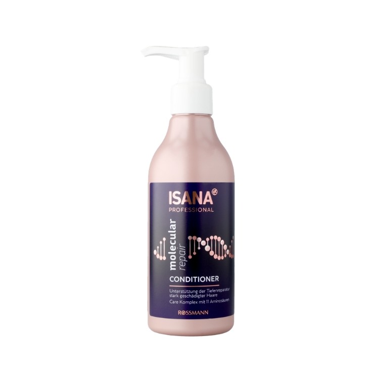 Après-shampoing Repair moléculaire Professional Isana pour cheveux abîmés 250 ml