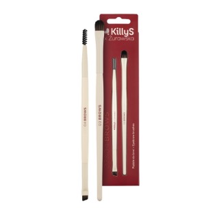 Pinceaux à sourcils KillyS x Żurawska (lot de 2)
