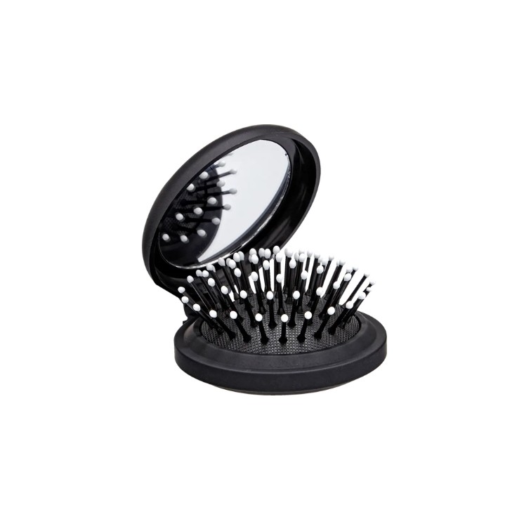 Brosse à cheveux pliable avec miroir For Your Beauty (1 pièce)