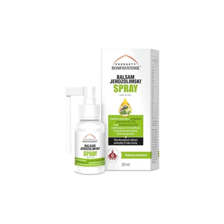 Jerusalem Balsam Spray supporting the proper functioning of the respiratory system 30 ml