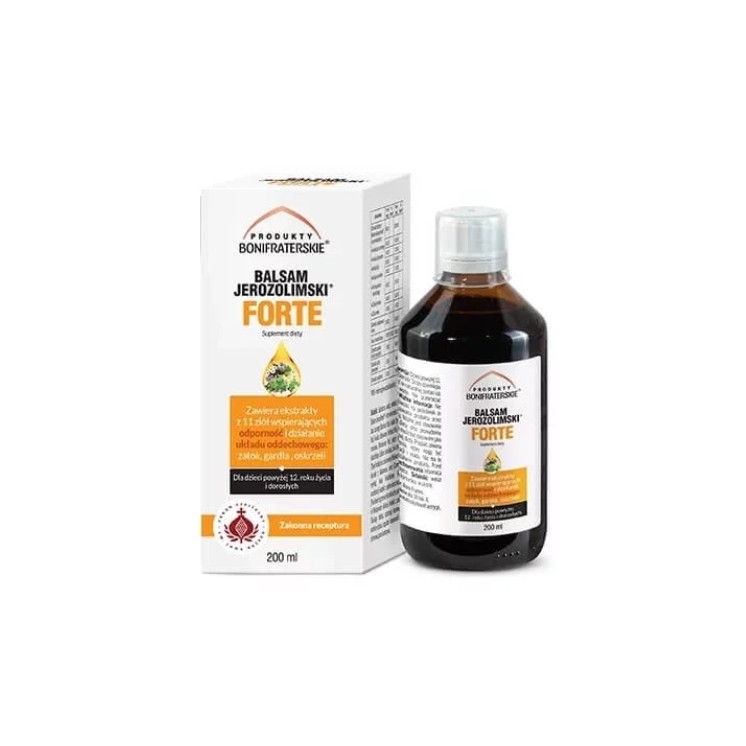 Jerusalem Balsam Forte Liquid with ingredients supporting immunity 200 ml