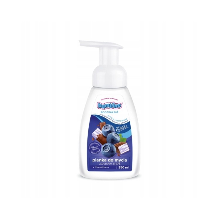 Bambino Rodzina Pianka do mycia Jagodowy Shake 250 ml