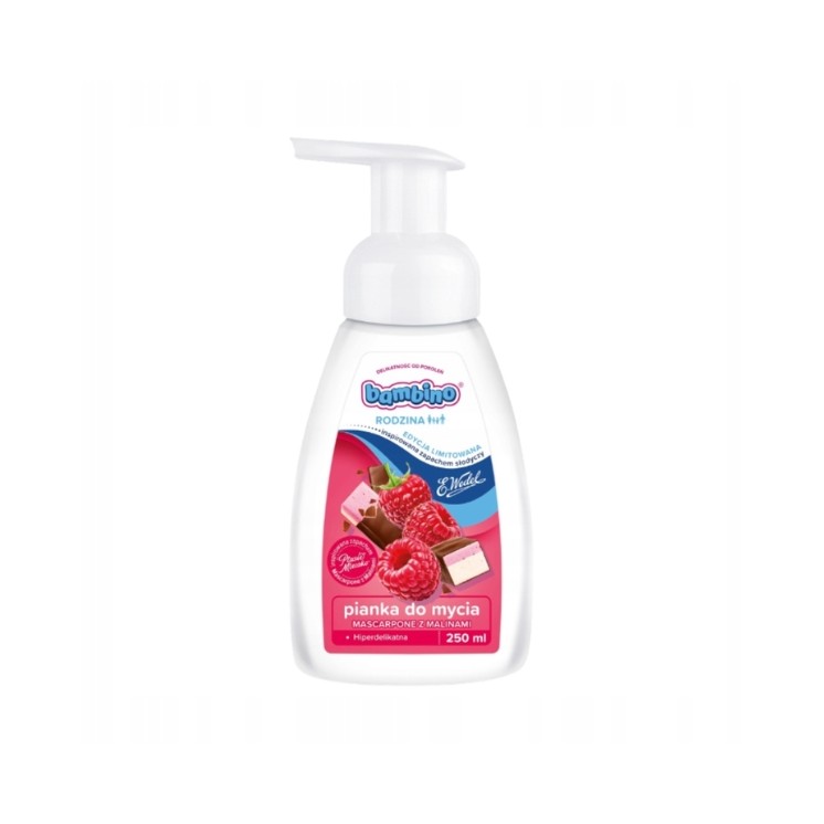 Bambino Rodzina Mascarpone with Raspberry Cleansing Foam 250 ml