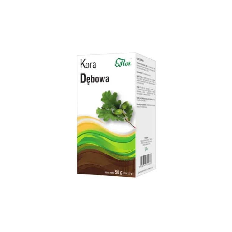 Écorce de chêne Flos pour le lavage de la peau 25 x 2 g