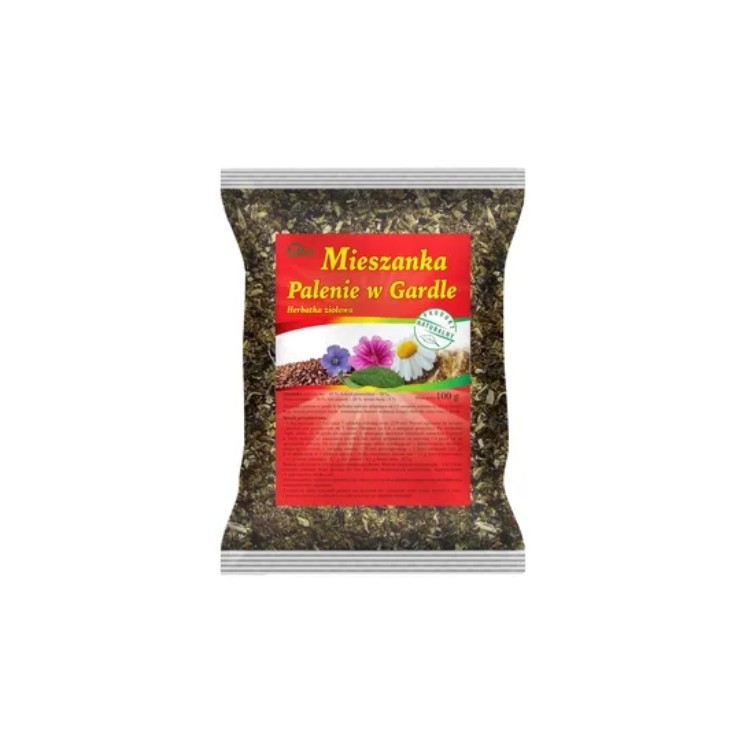 Flos Palenie w gardle Herbatka ziołowa 100 g