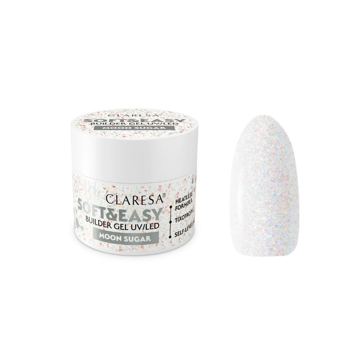 Claresa Soft & Easy Moon Sugar Nail Builder Gel 45 g