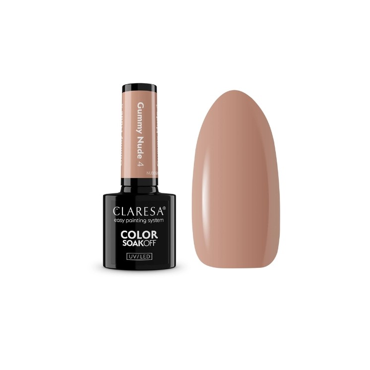 Claresa Nude Glow Gummy Nude Hybrid Nail Polish /4/ 5 g