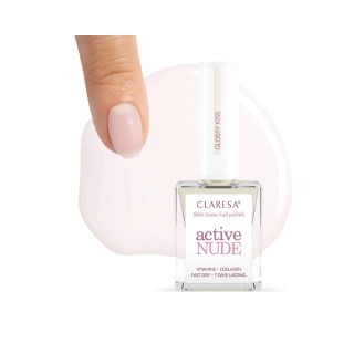 Claresa Active Nude Lakier klasyczny Glossy Kiss 9,5 ml