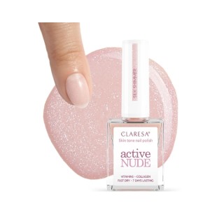 Claresa Active Nude Classic Nagellak met Zijdeglans 9,5 5 ml