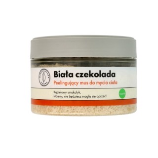 Manufaktura Piękna Mousse nettoyante exfoliante pour le corps au chocolat blanc 250 g