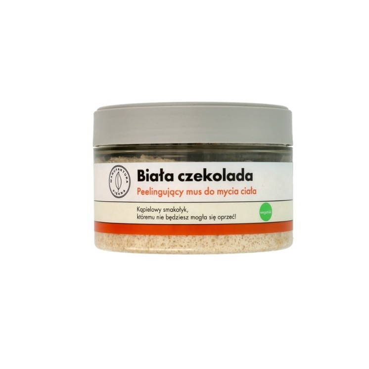 Manufaktura Piękna Exfoliërende Body Wash Mousse van Witte Chocolade 250 g
