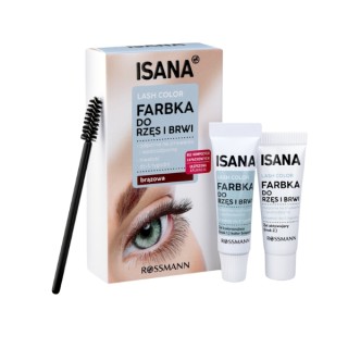 Isana Lash Color Henna voor wenkbrauwen en wimpers Bruin 1 stuk