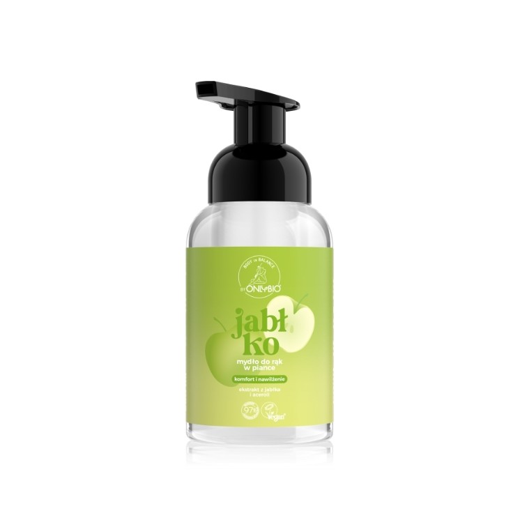 ONLYBIO Body in Balance Schuimende Handzeep Appel 250 ml