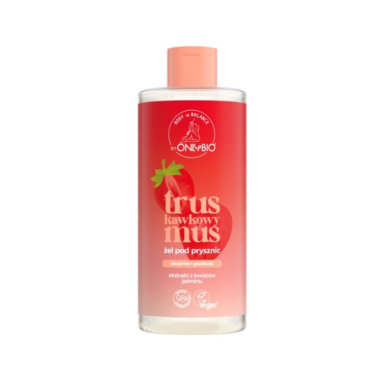 ONLYBIO Body in Balance Aardbeienmousse Douchegel 300 ml