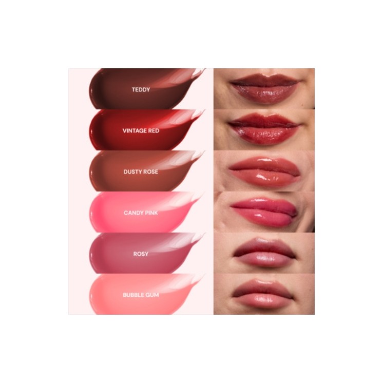 BasicLab Dermocosmetics Beauties peptydowy Tint do ust /210/ Candy Pink 15 ml