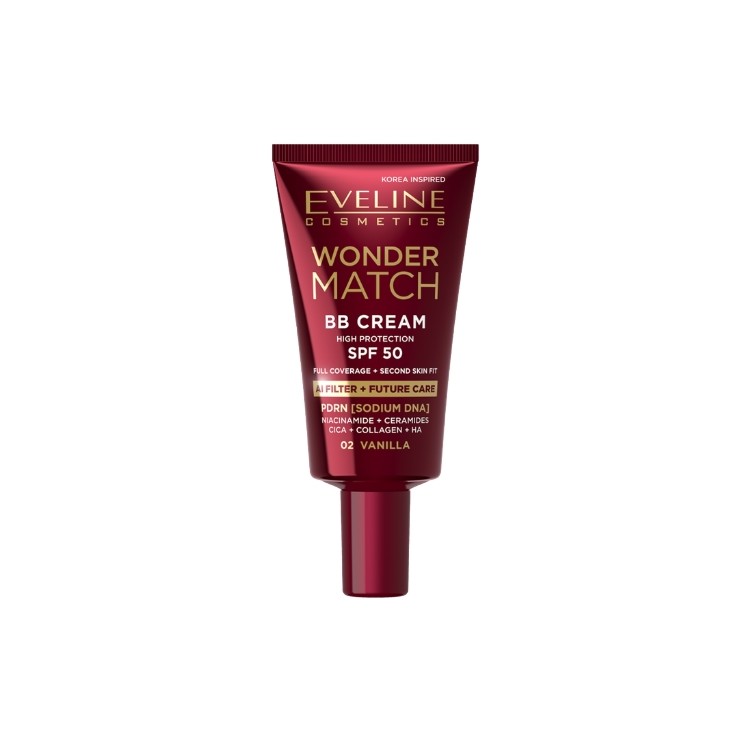 Eveline Wonder Match BB Cream with SPF50 /02/ Vanilla 30 ml