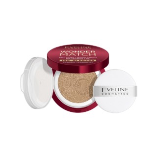 Eveline Wonder Match kryjący Podkład cushion z niacynamidem /02W/ Vanilla 15 g