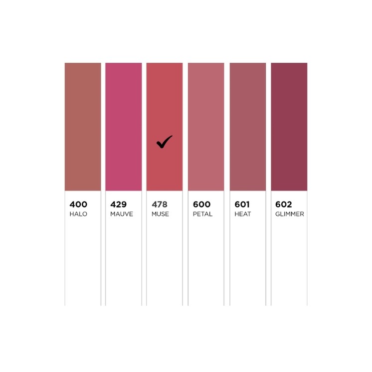 Rouge à lèvres Eveline Celebrity Lips au fini satiné crémeux /478/ Muse (1 pièce)