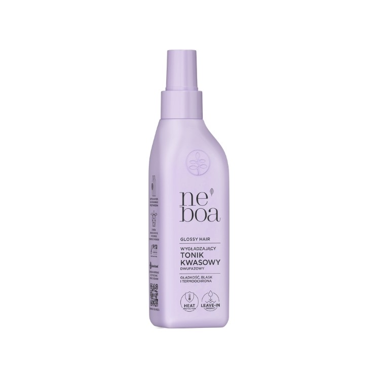 Neboa Glossy Hair smoothing, two-phase hair tonic with glycolic acid 200 ml
